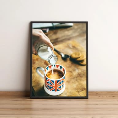Quadro Estilo Britânico no Café 364