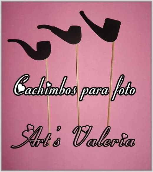 Plaquinhas De Gravatinhas e Cachimbos