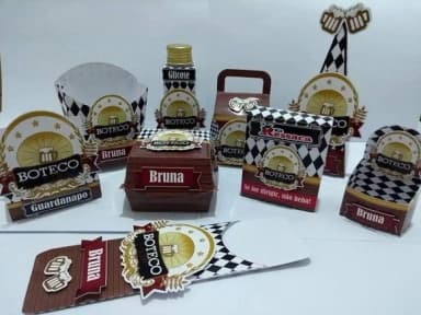 Kit 30 Lembrancinhas Boteco