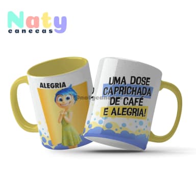 Caneca Personalizadas Divertidamente Emoções.