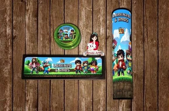 Kit Jogos Minecraft Filme