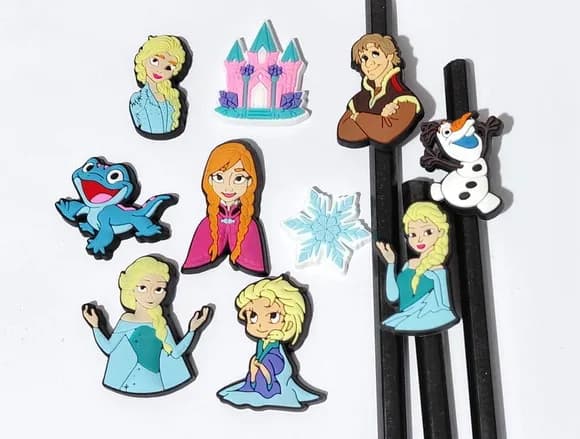 Lápis C/ponteira Frozen Emborrachado Pacote com 10 Unidades