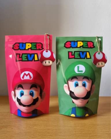 Saco Zip Lock 12x20 Lembrancinha Mario Bros