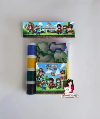 Kit Artes Personalizado Minecraft Filme