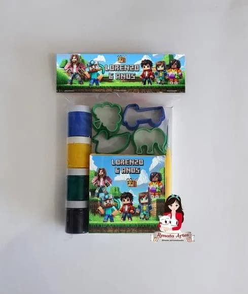 Kit Artes Personalizado Minecraft Filme