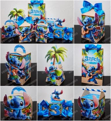 Kit 60 Lembrancinhas Stitch