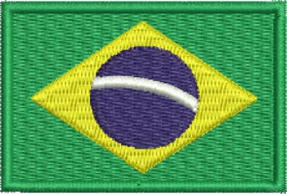 Matriz de Bordado Bandeira do Brasil