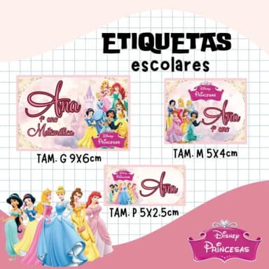 60 Etiquetas Escolares
