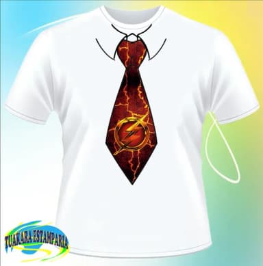 Camiseta Gravata - Flash