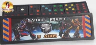 Dominó Personalizado Brinquedos Transformers