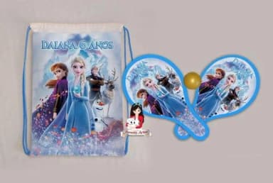 Mochila Ping Pong Tema Frozen 2