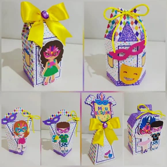 Kit 30 Lembrancinhas Carnaval