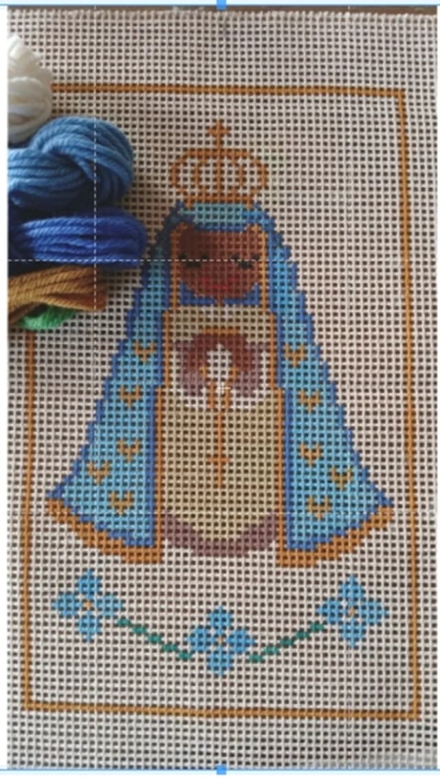 Kit para bordar tapeçaria - Talagarça grossa