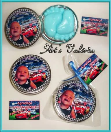 Sachet De Sabonetes Pezinhos na Latinha