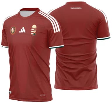 Arte Vetor Camisa Hungria Titular 2026-28