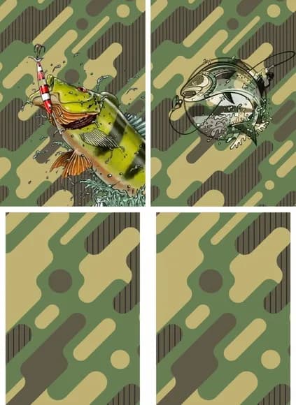 Arte Estampa Camisa Pesca-mod-0247