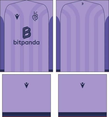 Arte Vetor Camisa Fc Basel Visita 2025-2026
