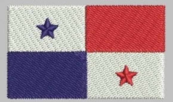 Matriz de Bordado Bandeira do Panama