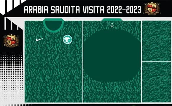 Vetores Camisa Arabia Saudita Visita 2022-2023