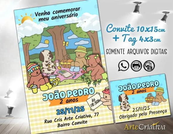Convite Digital C/tag Bobbie Goods 2