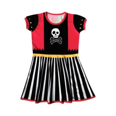 Vestido Infantil Pirata