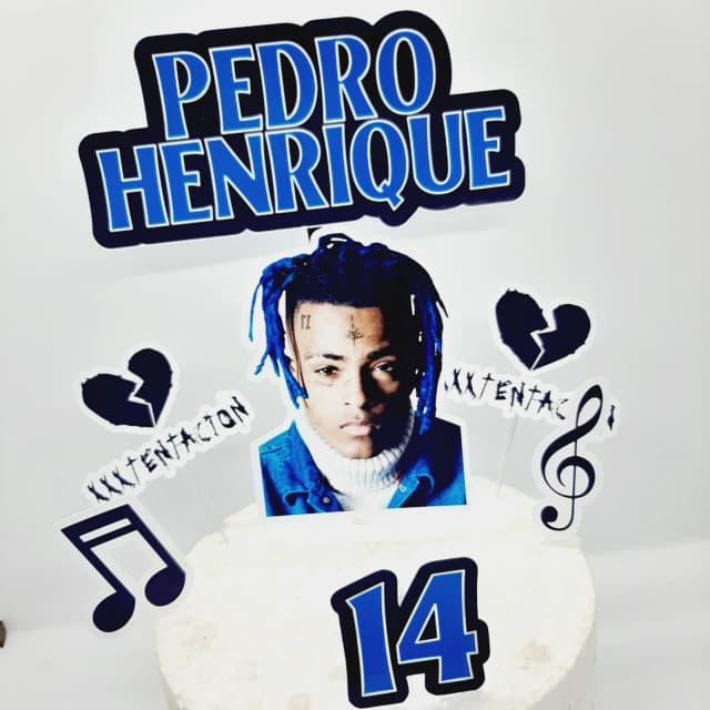 Topo de Bolo Personalizado TENTACION - Decoração de Festa - Papelaria