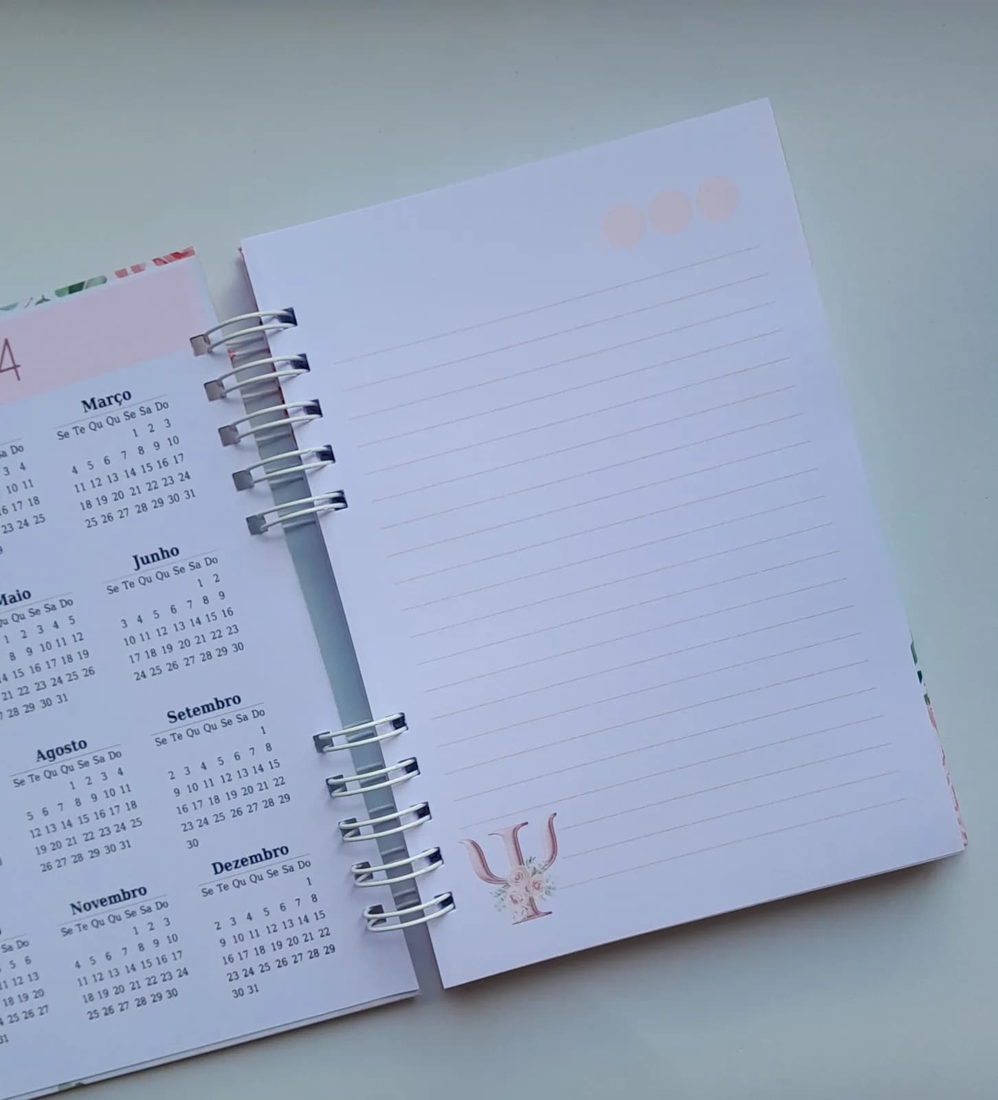 Caderno A5 Pautado c/ 100 folhas - Escolha a Capa