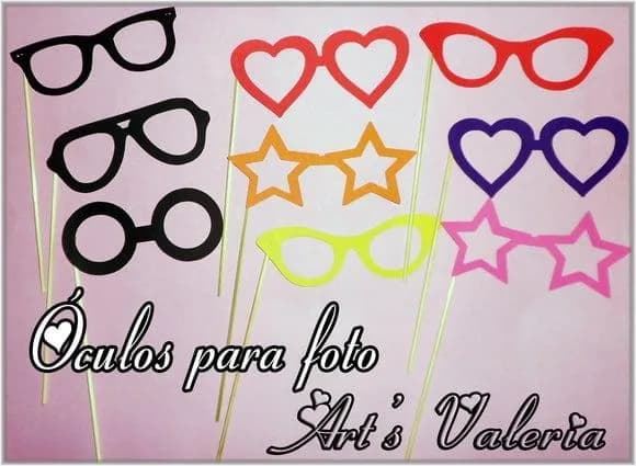 Plaquinhas de Bigodes, Bocas e Óculos