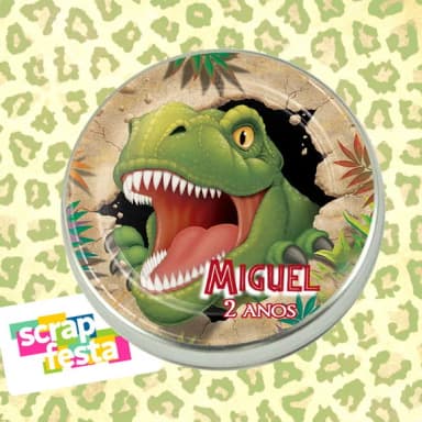 Latinhas Personalizada Festa Dinossauro