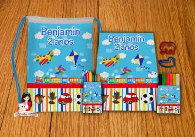 Kit Passatempo na Mochila Fábrica de Brinquedos
