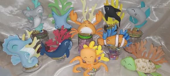Combo com 25 Fundo do Mar Tons Fortes