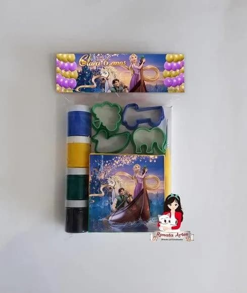 Kit Artes Personalizado Enrolados Rapunzel