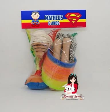 Kit Boa Infância Completo Tema Super Man