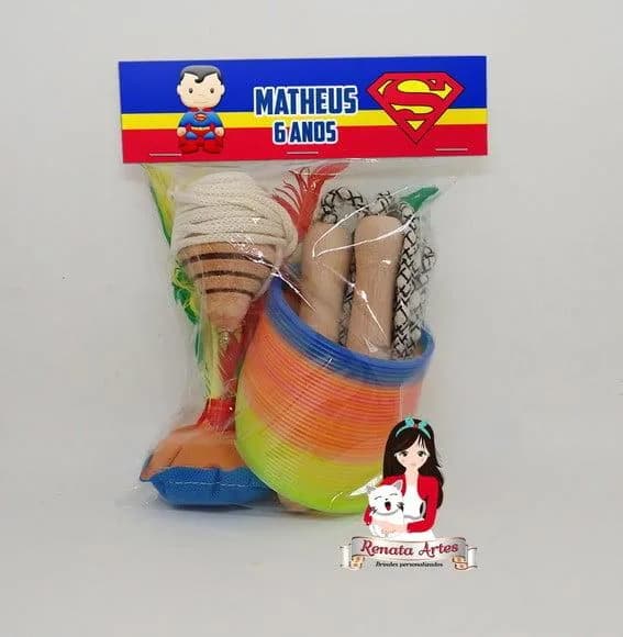 Kit Boa Infância Completo Tema Super Man