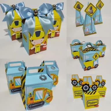 Kit 60 Lembrancinhas Trator