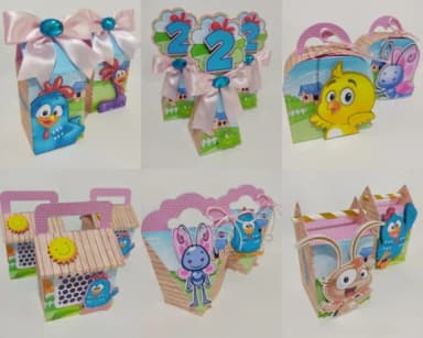 Kit 30 Lembrancinhas Galinha Pintadinha