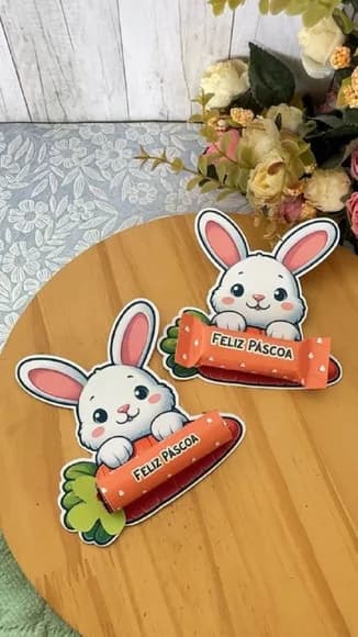 Card com Batom de Chocolate