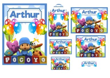 70 Etiquetas Escolares Personalizadas Prova D