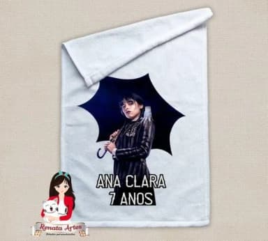 Toalhinha Personalizada Wandinha