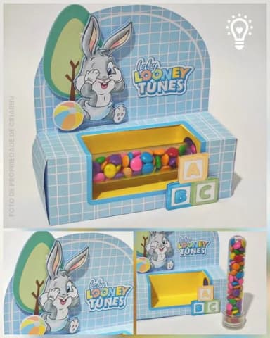 Porta Tubete Looney Tunes