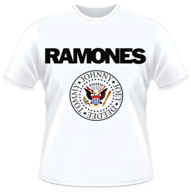 Camiseta Rock - R-a-m-o-n-e-s