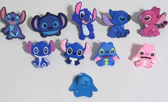 Ponteira para Lápis Stitch Emborrachados - 140 Peças