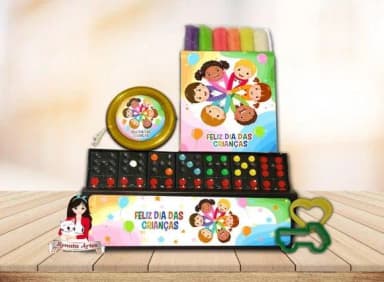 Kit Brincadeira Personalizado Dia das Crianças 2025