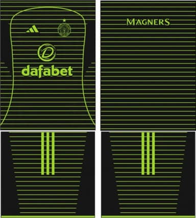 Arte Vetor Camisa Celtic Visita 2025