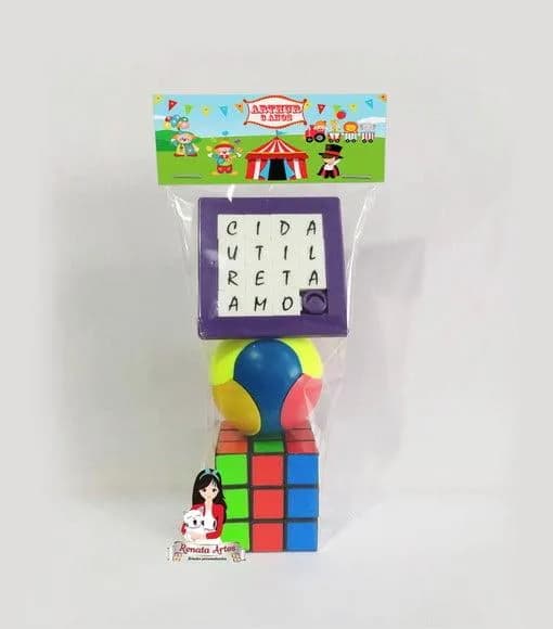 Kit Desafio Personalizado Tema Circo