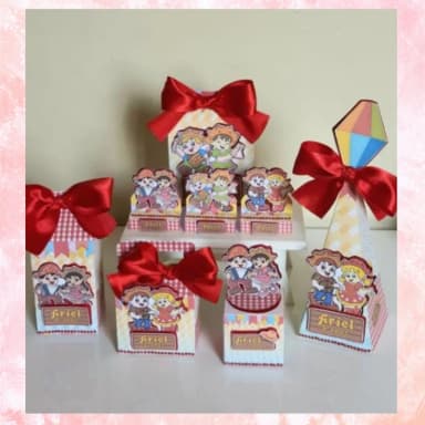 Kit 50 Lembrancinhas Personalizadas para Festa Junina/arraia