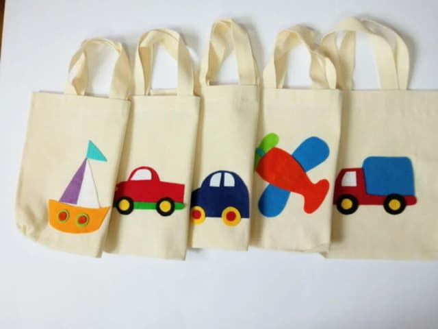 Sacolinha meios de transportes