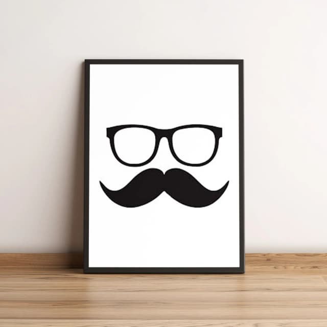 Quadro Óculos e Bigode 182