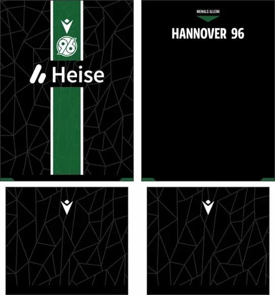 Arte Vetor Camisa Hannover 96 Visita 2025-2026