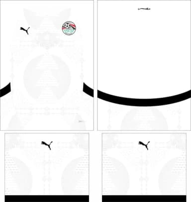 Arte Vetor Camisa Egito Visita 2024-2025